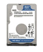 2.5"HDD500GBWesternDigitalWD5000LPCX,Blue™,5400rpm,16MB,7mm,SATAIII,NP