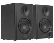 EdifierMR4Black,StudioMonitor2.0/2x21WRMS,1-inchsilkdometweeterand4-inchdiaphragmwoofers,MDFwoodencabinets,simpleconnectiontomixers,audiointerfaces,computersormediaplayers,front-mountedheadphoneoutputandAUXinput,monitor