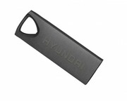 16GBUSB2.0HyundaiBravoDeluxeMetalcasing,SpaceGray,Compactandlightweight,(Read18MByte/s,Write10MByte/s)