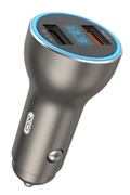 CarChargerXO,QC3.0+LED,CC26Silver