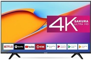 ТелевизорSAKURA60SU20,Black,3840x2160(4K),SmartTV,RMS2x10W,HDMIx2,USB,WiFi+Lan,DVB-T2/C/S2/CI+,Vesa200x200