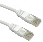 Patchcordcat.5EPP12-1M/WWhite,1m,moldedstrainrelief50u"plugs