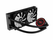 AIOLiquidCoolingDeepcoolGAMMAXXL240TRED(2x120mmRedLEDfan,Anti-leakTech)