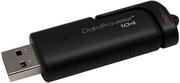 64GBUSB2.0KingstonDataTraveler104Black,Stylishblackcasingwithaslidingcapdesign(Read18MByte/s,Write10MByte/s)