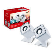 GeniusSP-D120White,USBpowered,RMS2W,standard3.5mmaudioplug,volumecontrol,sleekdesign