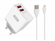 WallChargerXO+Micro-USBCable,2USB,Q.C3.018W,L67