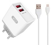WallChargerXO+LightningCable,2USB,Q.C3.018W,L67