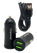 CharomeCarChargerwithCableUSBtoLightningC6,Black