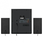 ActiveSpeakersSVENMS-2080Black,minimusicsystem:Bluetooth,LEDdisplay,remote,FMTuner,USBport,SDslot(2.1surround,RMS70W,40Wsubwoofer,2x15WSatellites)