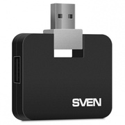 "USB2.0Hub4-portSVEN""HB-677"",Black-http://www.sven.fi/ru/catalog/usb_hubs/hb-677.htm"