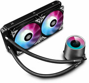 AIOLiquidCoolingDeepcoolCASTLE240RGBV2(2x120mmRGBfan,RGBlighting,Anti-leakTech)