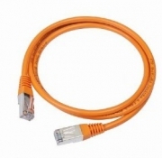 PatchCord0.25m,Orange,PP12-0.25M/O,Cat.5E,moldedstrainrelief50u"plugs