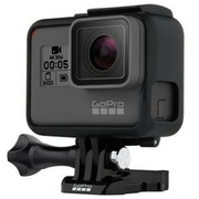 GoProHERO5BlackActionCamera4K30/2.7K50/1080p120fps12MP/30fpsBurstControl.View.Share.Waterproofto131’(40m)Including:HERO4BlackCameraStandardHousing131’(40m)SkeletonBackdoorRechargeableBatteryCurvedAdhesiveMountFlatAdhesiveMo