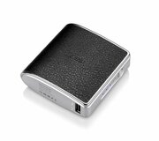 F&DPowerBankPandoraM2(7800mAh),SoftLeatherCasing,LEDDisplay,Black