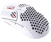 HYPERXPulsefireHasteWirelessGamingMouse,White,ConnectionType:2.4GHzWireless/Wired,Ultra-lighthexshelldesign,400–16000DPI,4DPIpresets,PixartPAW3335Sensor,TTCGoldenMicroDustproofSwitch,BatteryLife:Upto100hours,59g