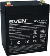 "BaterieUPS12V/5AHSVEN,SV-0222005Номинальноенапряжение,В12.Емкость(при20часовомразряде),А*ч5.Внутреннеесопротивление18.Саморазряд(при25гр.Сотначальнойемкости)загдо64%.Номинальнаярабочаятемпература25°C.Рабочийдиапазон