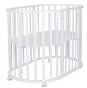 100119КроватьдетскаяСКВ-10безмаятникабелый