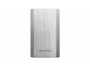 ADATAPowerbankADATAA10050Silver,10.050mAh,Li-Ion37.2Wh,Output2xUSBtype-A,DC5.0V/1A/2.1A