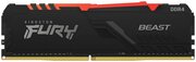 .8GBDDR4-2666MHzKingstonFURYBeastRGB(KF426C16BBA/8),CL16-18-18,1.2V,IntelXMP2.0,Black