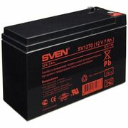 "BaterieUPS12V/7AHSVEN,SV-0222007Номинальноенапряжение,В12.Емкость(при20часовомразряде),А*ч7.Внутреннеесопротивление22.Саморазряд(при25гр.Сотначальнойемкости)загдо64%.Номинальнаярабочаятемпература25°C.Рабочийдиапазон