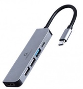 DockingStationGembirdA-CM-COMBO5-03,USB3.1,2xUSB2.0,HDMI,PD87W