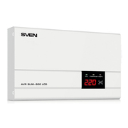 SVENAutomaticVoltageRegulatorAVRSLIM-500LCD,500VA/400W,Input140~260V,Output220V±10%,1socket(stabilizatordetensiune/стабилизаторнапряжения)