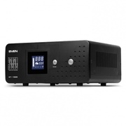 SVENRT-1000Line-Interactive,1000VA/600W,AVR,ConnectExternalAutoBattery,Input140~275V+-5%,Output220V+-10%,LCD,2sockets(sursaneintreruptibiladeenergie/источникбеспереьойногопитания)