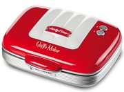 WafflemakerArieteA1973,700Wpoweroutput, forpreparingofwaffle, non-stickcoating,controllight,thermallyinsulatedhandle,red
