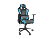 GenesisNitro880GamingChair,Black/Blue,GasliftClass4,MaximumLoad150Kg,PULeather