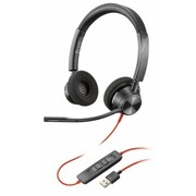 PlantronicsBlackwire3225StereoUSB-A/Jack3.5mmHeadset209747-101,Microphonenoise-canceling,SoundGuard,DSP,output20Hz–20kHz,Mic100Hz–10kHz,Remotecallcontrol