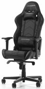 Gaming/OfficeChairDXRacerRacingGC-R131-N-V2,Black/Black,PremiumPUleather,maxweightupto150kg/height165-195cm,Recline90°-135°,4DArmrests,HeadandLumbercushions,Aluminiumwheelbase,3"PUCaster,W-26.1kg