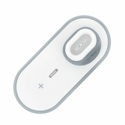 "WirelessChargerRemax.3in1,RP-W13INPUT:5V/2A,OUTPUT:5V/1A,Transmissiondistance?6mm,chargeefficiency:?70%,Powerrating:5W,supportallmodelswithQIwirelessstandardWhite"