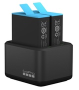GoProDualBatteryCharger+Battery(HERO9Black)-Convenientlycharges2xHERO9Blackcamerabatteriessimultaneously.Includesaspare1720mAhlithium-ionrechargeablebatteryforHERO9Black.