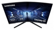 Монитор31.5"SAMSUNGOdysseyG5C32G55TQ,Black,Curved-VA,2560x1440,144Hz,FreeSync,1msMPRT,250cd,DP+HDMI