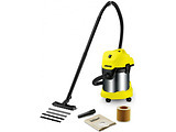 ПромышленныйпылесосKarcherWD3BatteryPremiumInox