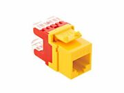 KeystoneJackRJ-45cat.5E,KJ5-01,110Type,Yellow