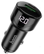 HOCOZ42LightroaddualportdigitaldisplayPD20W+QC3.0carchargerBlack