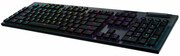 "WirelessGamingKeyboardLogitechG915,Mechanical,Ultrathin,GLTactile,G-Keys,RGB,BT+2.4GhzLowProfileGLSwitches,pro-gradeLIGHTSPEEDwirelessthatachievessuper-fast1msperformanc,LIGHTSYNCRGB,perkeylighting,5DedicatedG-Keys,De