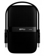 2.5"ExternalHDD5.0TB(USB3.1)SiliconPowerArmorA60,Black,Rubber+Plastic,Military-GradeProtectionMIL-STD810G,IPX4waterproof,Advancedinternalsuspensionsystemkeepstheharddrivesafefromdropsandbumps