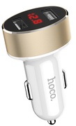 HOCOZ26highpraisedualportcarchargerwithdigitaldisplay,White