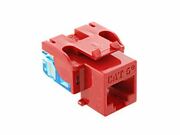 KeystoneJackRJ-45cat.5E,KJ5-01,110Type,Red