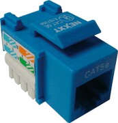 KeystoneJackRJ-45cat.5E,KJ5-01,110Type,Blue