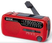 MUSEMH-07RED,TunerFM,Clocks,CrankingDynamo,SolarPower,RED