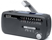 MUSEMH-07DS,TunerFM,Clocks,CrankingDynamo,SolarPower,Black