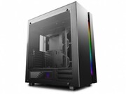 DEEPCOOL"NEWARK90SE"ATXCasewithSide-Window,withoutPSU,Acrylictubes(litbyADD-RGBstrips)areembeddedinthefront&toppanels,6-portADD-RGBhubispre-installed,RemovableHDDcage,ManualControllerforA-RGB,2xUSB3.0/Audio,Black