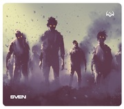 GamingMousePadSVENMP-G02SZombie,230x200x2mm,Fabricsurface,Rubberizedbase,Picture