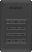2.5"ExternalHDD1.0TB(USB3.1)VerbatimStore'n'GoSecurePortablewithKeypadaccess,AES256-bitHardwareEncryption