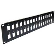 32portBLANKpatchpanel,2U19"
