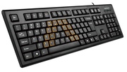 A4TechA4-KRS-85-RU-USBNatural-Akeyboard,Roundedgedkeycaps,USB