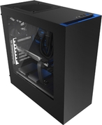 CaseNZXTSourceS340Black-BlueTrimw/oPSU(CA-S340MB-GB)DriveBays:External5.25":0Internal3.5":2+1Internal2.5":2+1CoolingSystem:Front:2x140/2x120mmTop:1x140/120mm(1x120mmFNV2FansIncluded)Rear:1x120mm(1x120mmFNV2FanInc